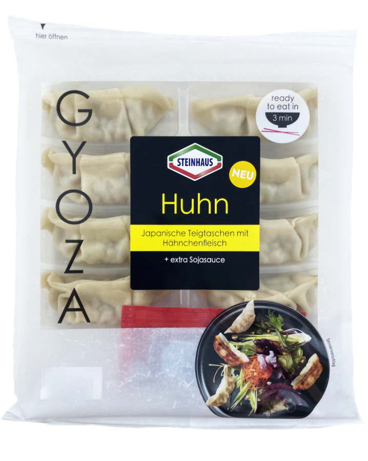 Gyoza Japanische Teigtaschen mit Hähnchenfleisch 168g 