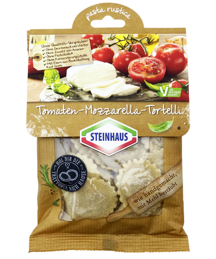 Tortelli gefüllt mit Tomate und Mozzarella 200g