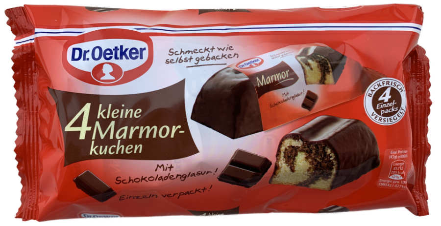 Dr. Oetker® Kleine Marmorkuchen 4er 140g