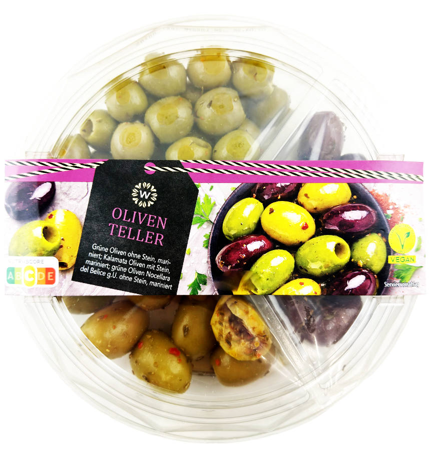 Oliven Teller 3er 210g