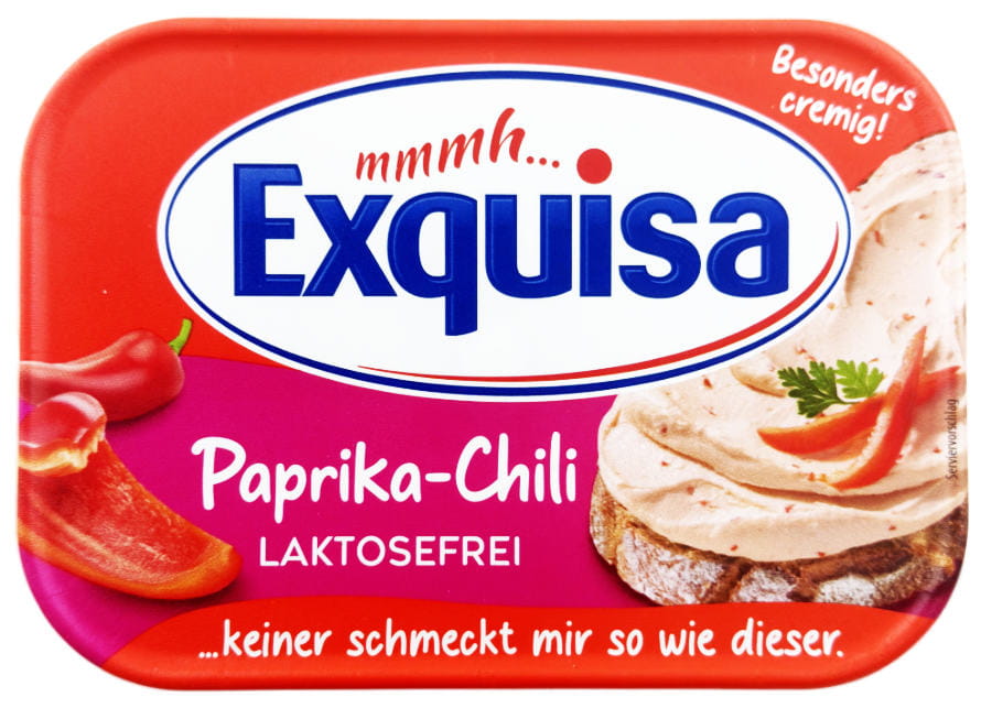 Exquisa Frischkäse Paprika Chili Laktosefrei 175g