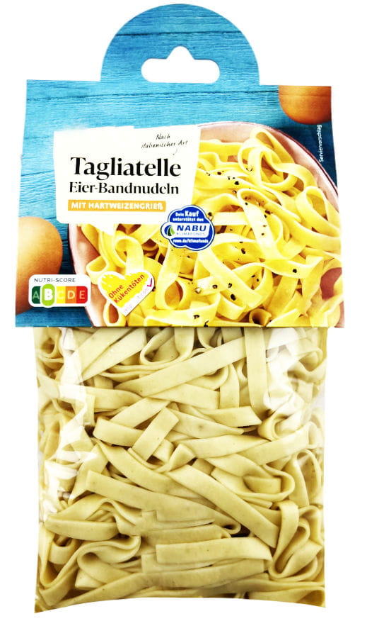 Tagliatelle Frische Eier Bandnudeln 400g