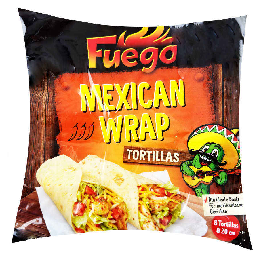 Fuego Mexican Tortilla Wrap 8er 320g