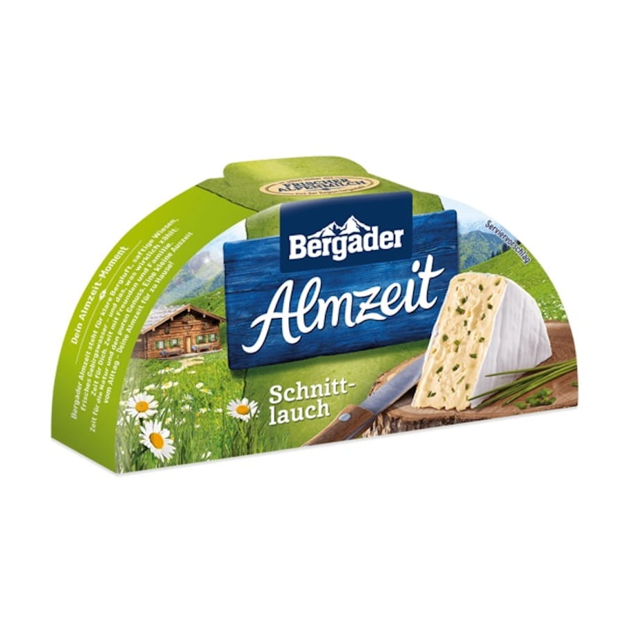 Bergader Almzeit Schnittlauch Weichkäse 175g 