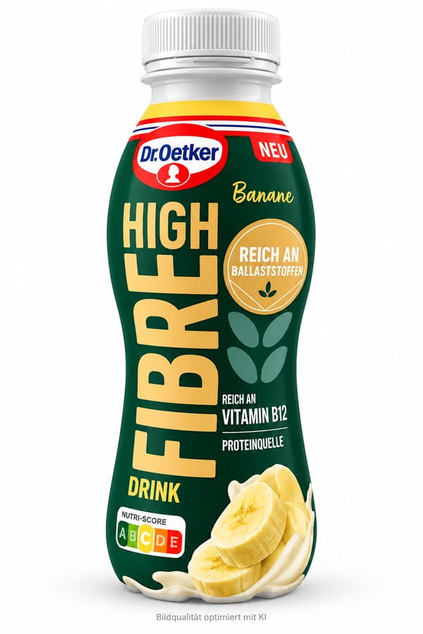 Dr. Oetker High Fibre Drink Bourbon Banane 330ml