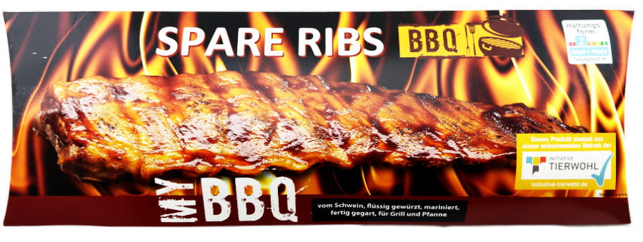 Spare Ribs BBQ Vom Schwein 500g