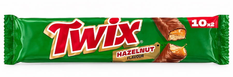 Twix Haselnussgeschmack 10x2 460g