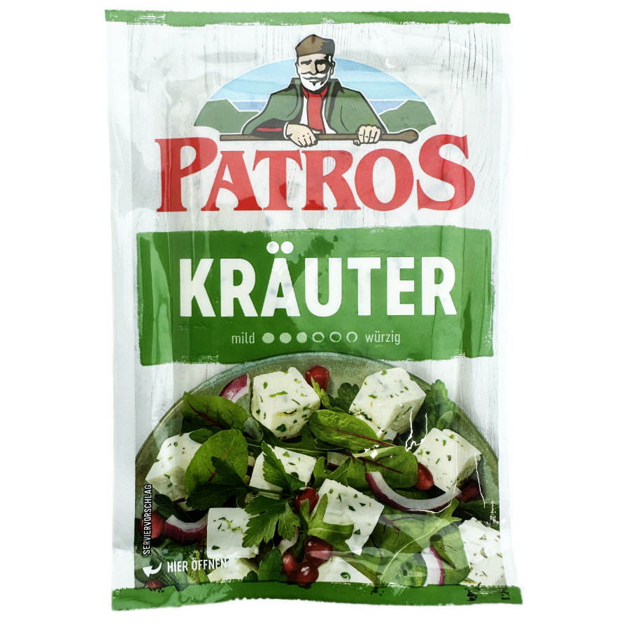Patros Kräuter Mild Würzig Am Stück 150g