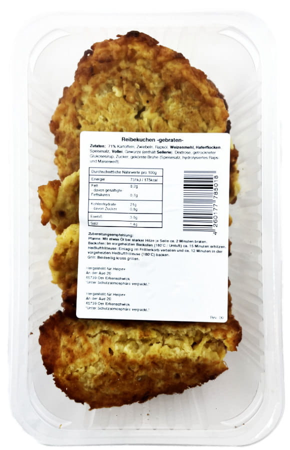 Gebratene Reibekuchen 650g