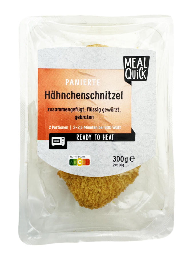 Panierte Hähnchenschnitzel 3er 300g 