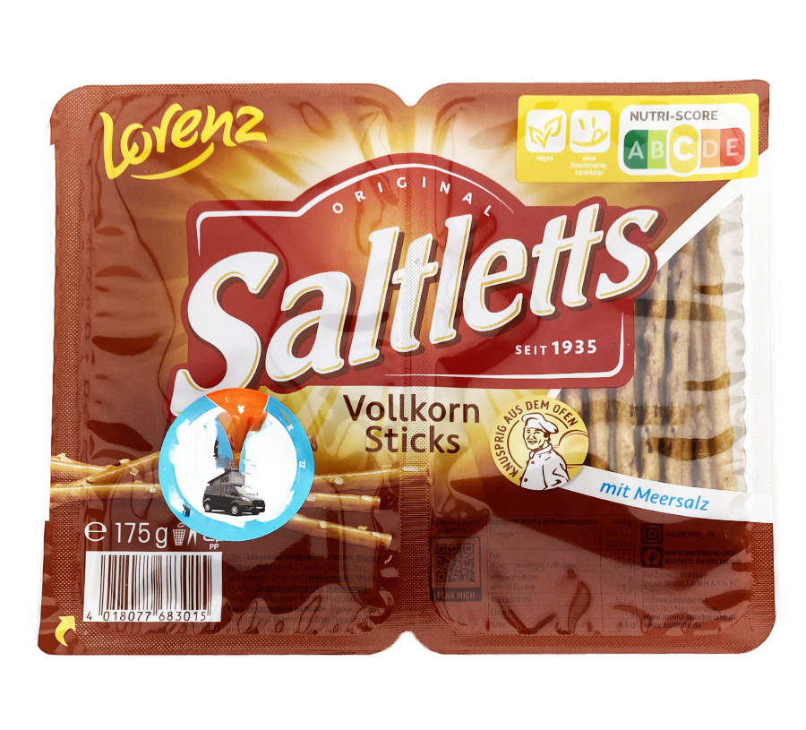 Lorenz Saltletts Vollkorn Sticks 175g