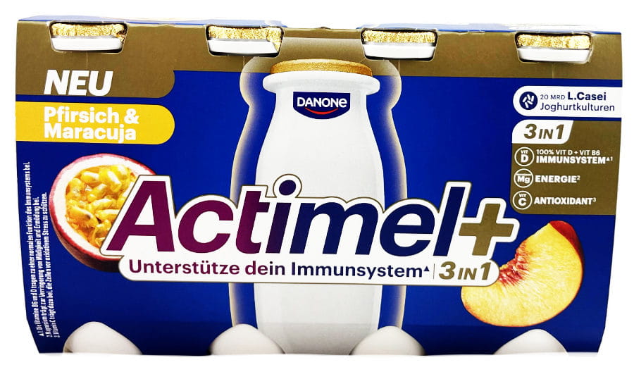 Danone Actimel Pfirsich Maracuja 8er 800g
