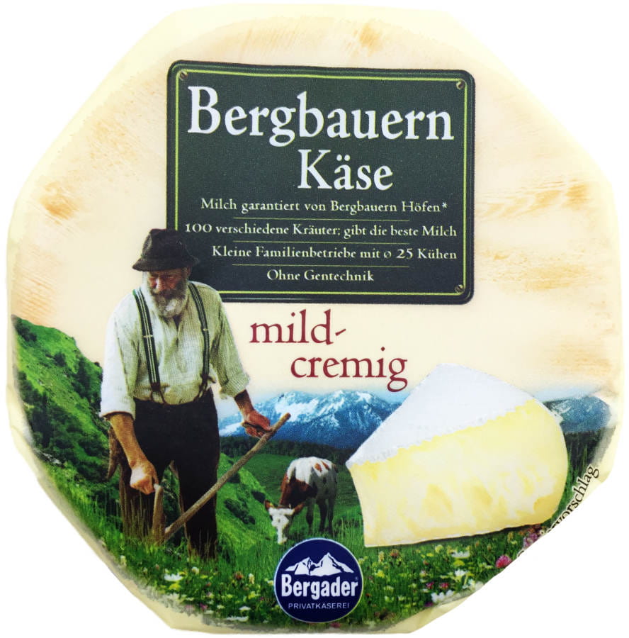 Bergader Bergbauern Käse Mild Cremig 250g