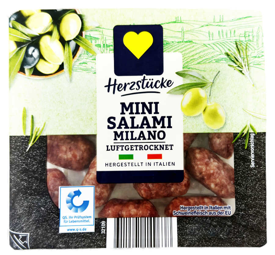 Herzstücke Mini Salami Milano 85g