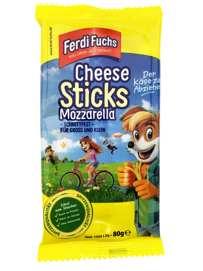 Fredi Fuchs Cheese Sticks Mozzarella 80g