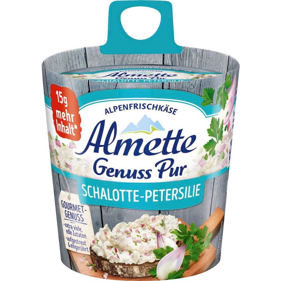 Almette Alpenfrischkäse Schalotte Petersilie 140g