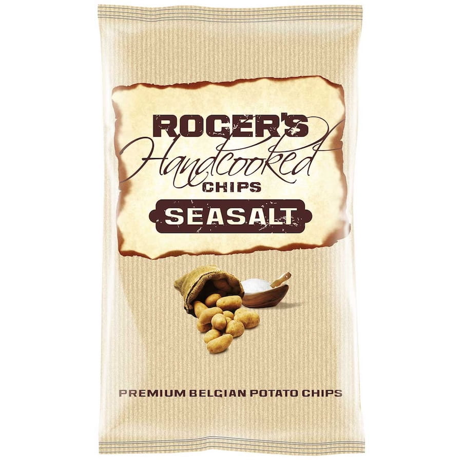 Rogers Handcooked Chips Seasalt 150g