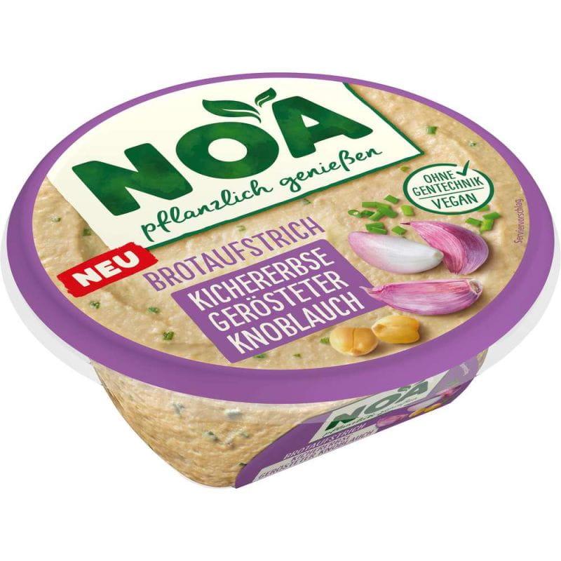 NOA Brotaufstrich Kichererbse Gerösteter Knoblauch 175g 