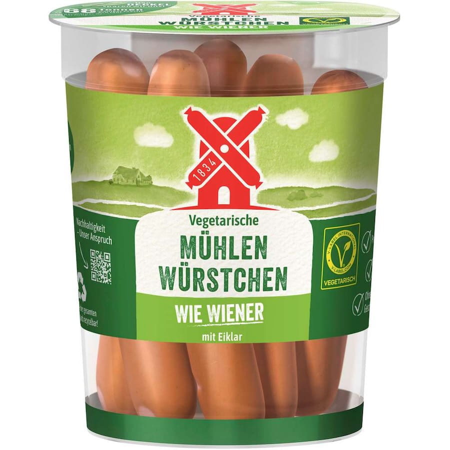 Rügenwalder Vegetarische Mühlen Würstchen 165g