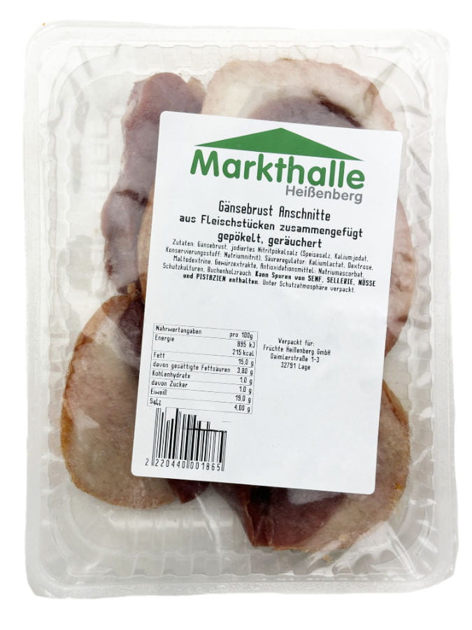 Markthallen Gänsebrust Anschnitte ca 250g 