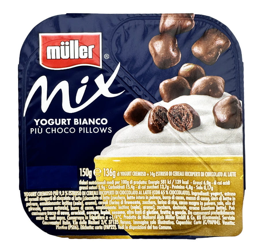 Müller Joghurt Mit Der Ecke Schoko Getreideflocken 150g