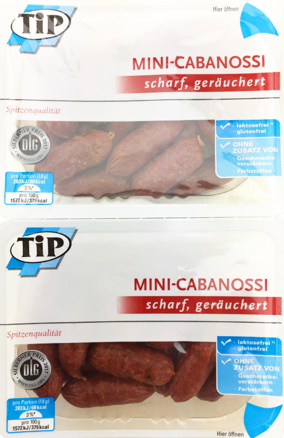 Mini Cabanossi geräuchert und pikant Spitzenqualität 250g