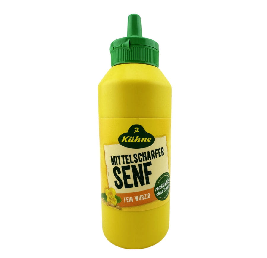 Kühne Mittelscharfer Senf 250ml 