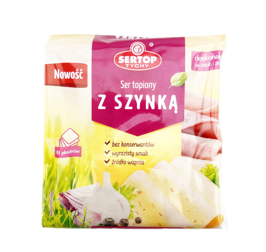Schmelzkäsescheiben Mit Schinken 130g