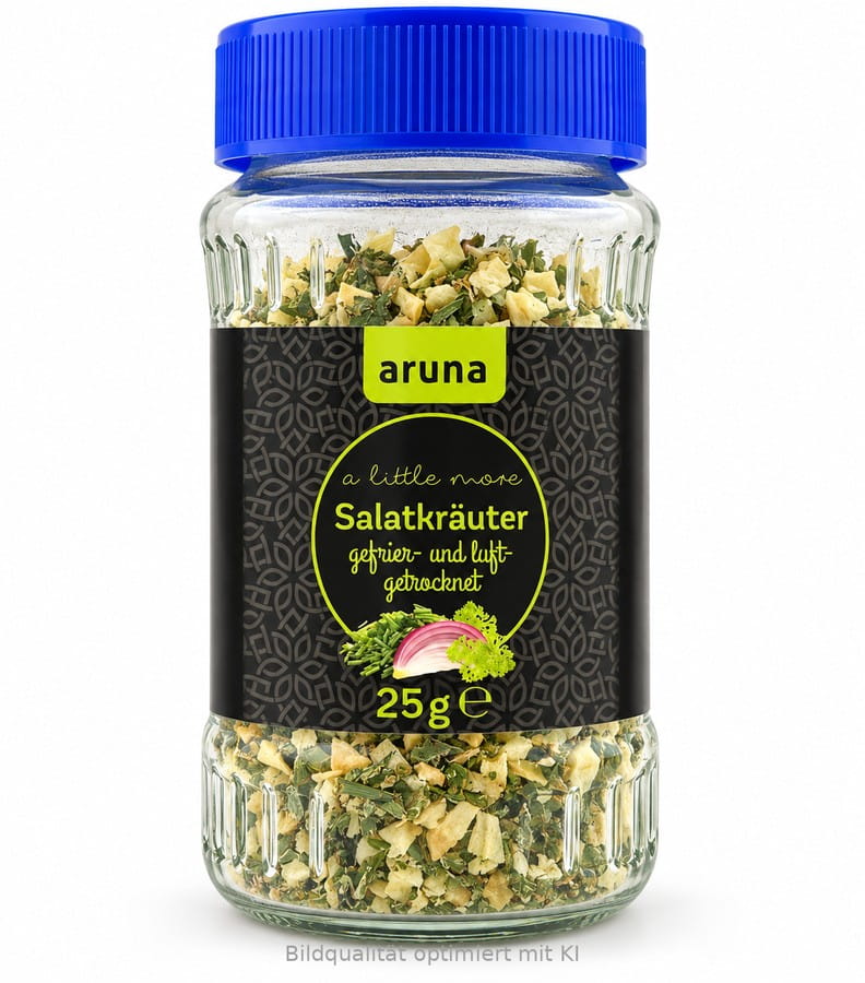 Salatkräuter gefrier- und luftgetrocknet im Glas 25g