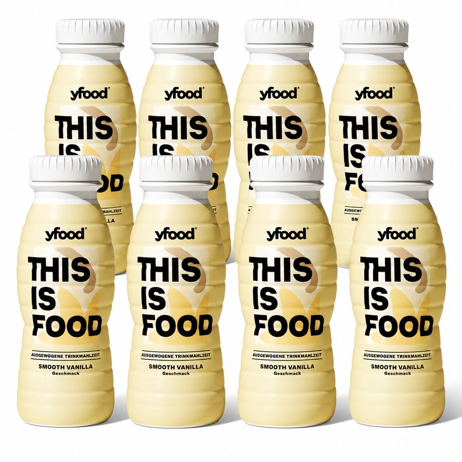8x yfood Trinkmahlzeit Smooth Vanilla 330ml
