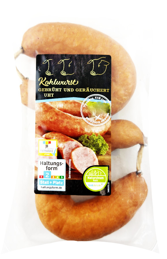 Kohlwurst Gebrüht Geräuchert 2er 300g