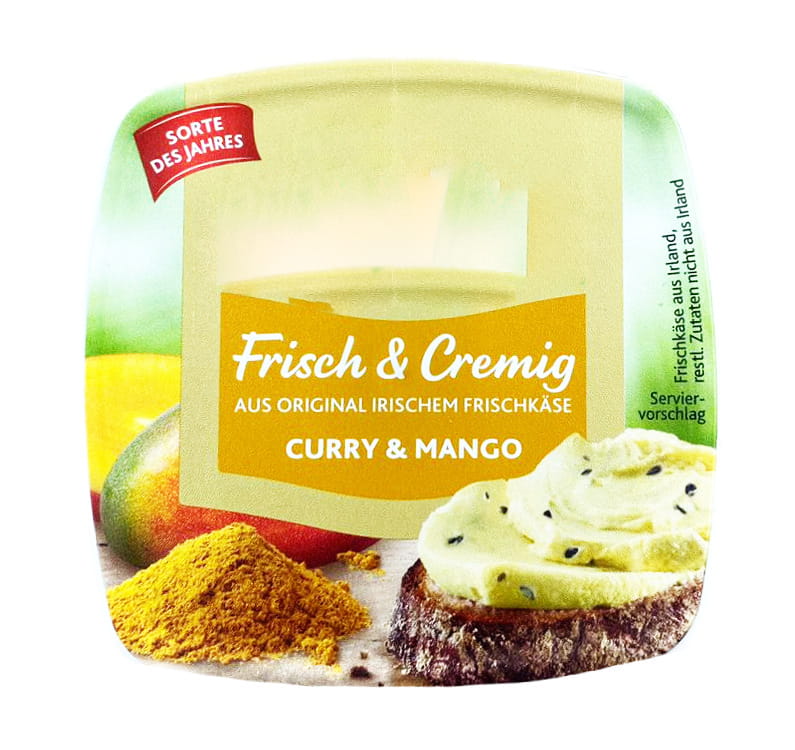 Frischkäse Frisch und Cremig Curry Mango 150g