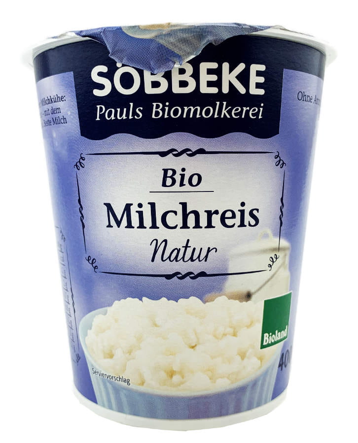 Söbbeke Bio Milchreis Natur 400g