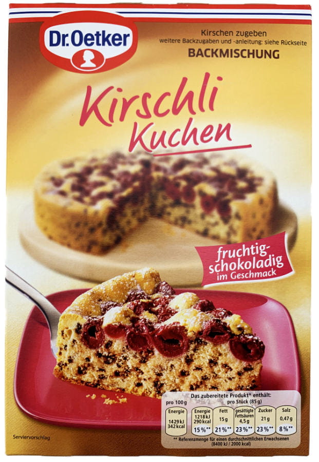 Dr. Oetker® Kirschli Kuchen Backmischung 435g