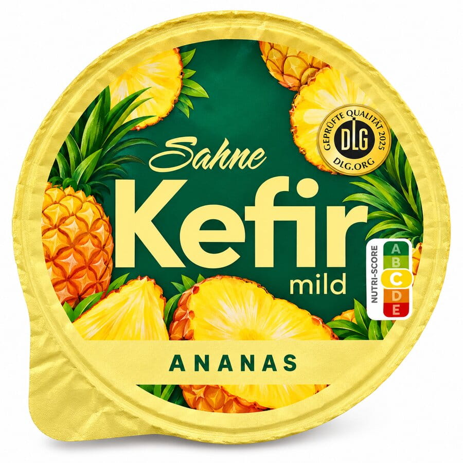 Sahne Kefir Ananas 250g