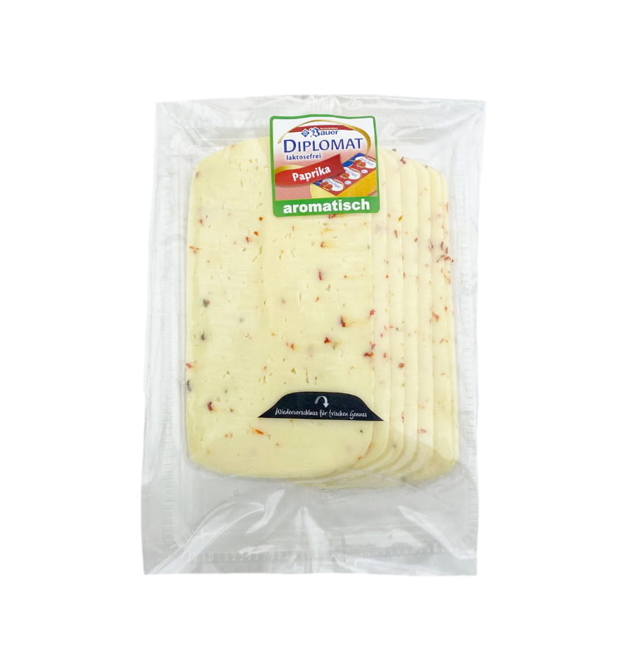 Bauer Diplomat Paprikakäse In Scheiben 130g