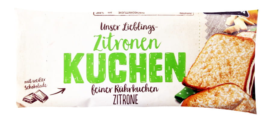 Zitronenkuchen Mit Weisser Schokolade 400g