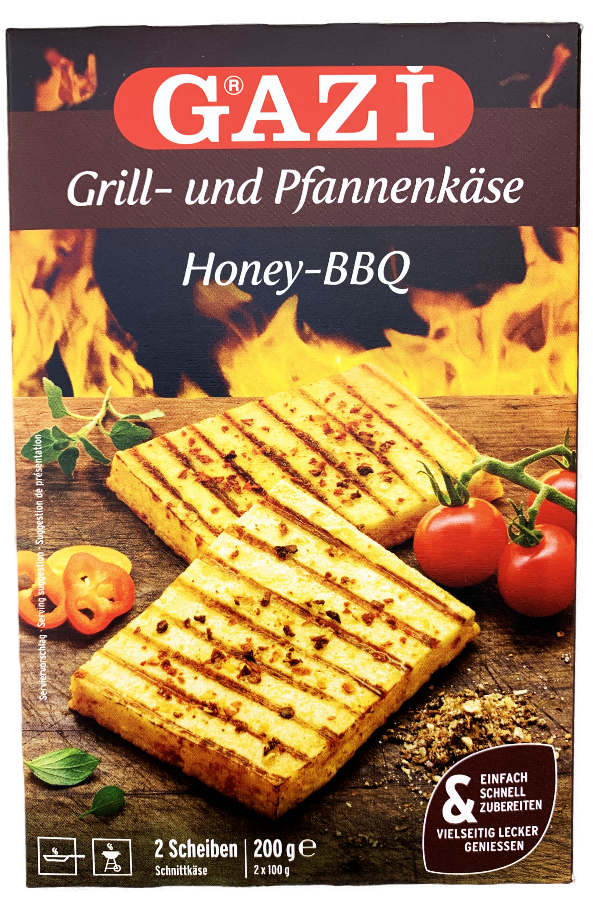 Grill und Pfannenkäse Honey BBQ 2 Scheiben 200g