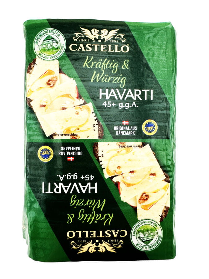 Arla Havarti Dänischer Schnittkäse XXL Stück ca 1500g