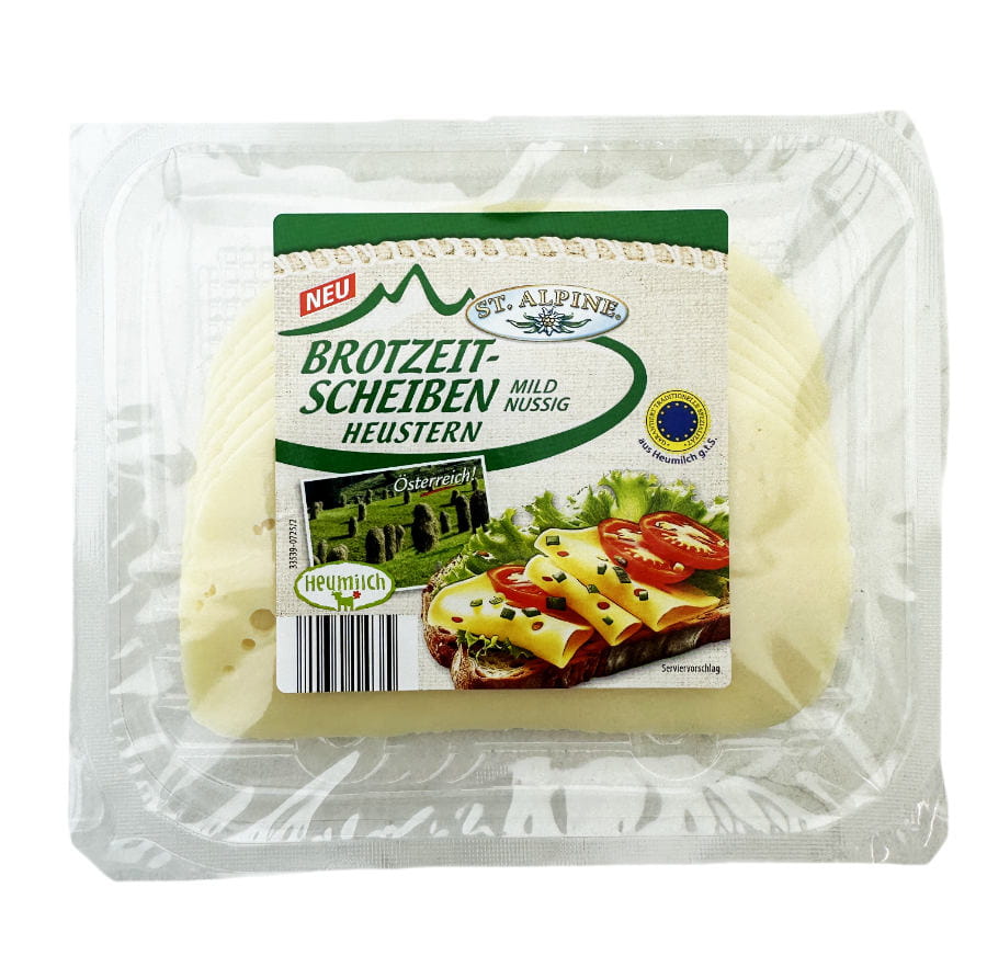 Brotzeitscheiben Heustern Käse Aus Heumilch Mild Nussig 150g