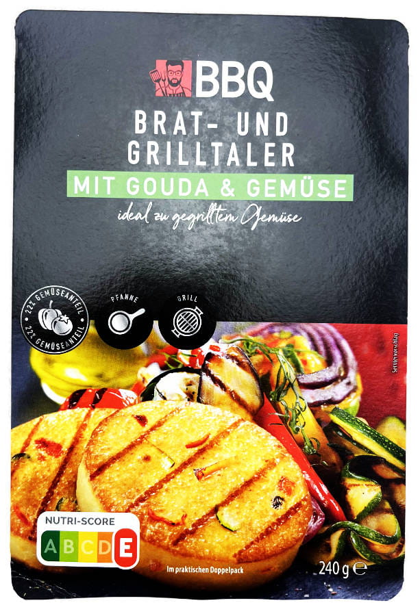 Brat- Und Grilltaler Mit Gouda Und Gemüse 4er 240g