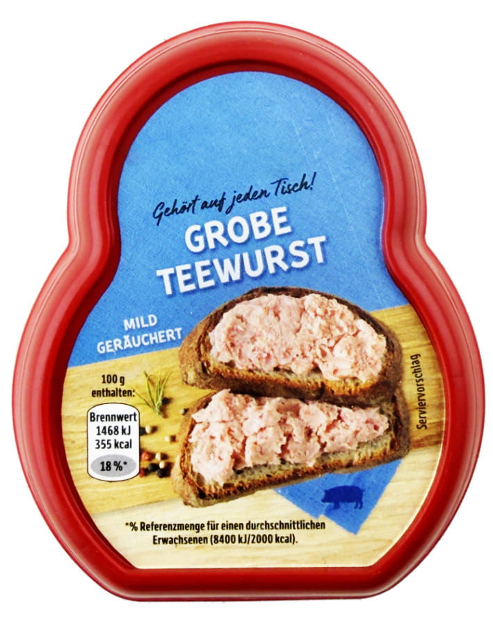 Grobe Teewurst 125g
