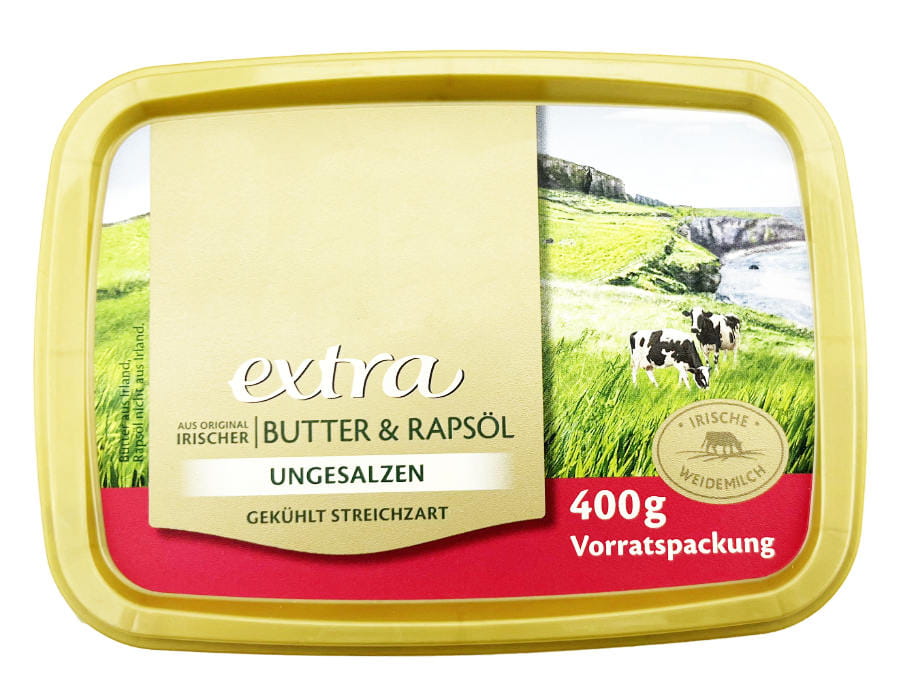 Original Irische Butter Ungesalzen XL 400g