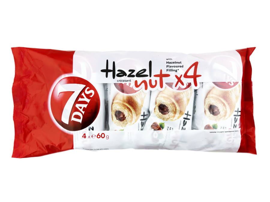 Croissants Mit Haselnussfüllung 4er 240g