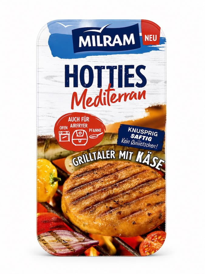 Hotties Mediterran Grilltaler mit Käse 2er 180g