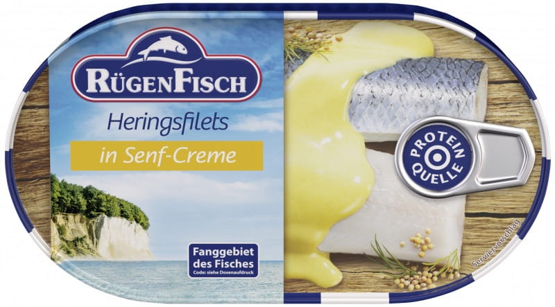 Heringsfilets in Senf Creme 200g  