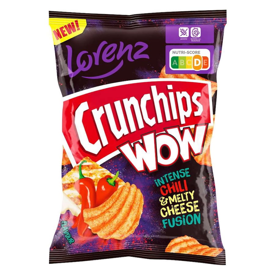 Crunchips Wow Intense Chili & Melty Cheese Fusion 110g