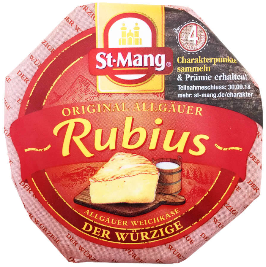 Rubius Weichkäse 180g