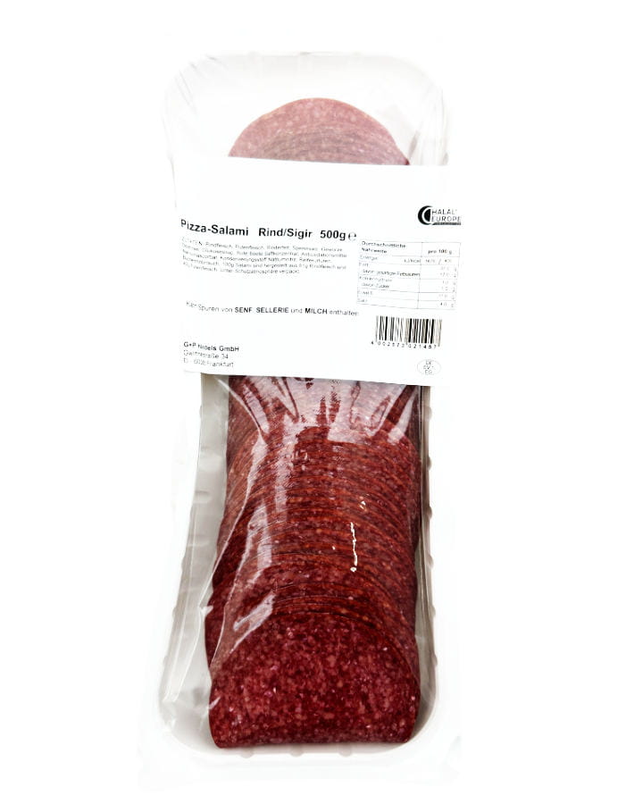 Pizza Salami In Scheiben 500g