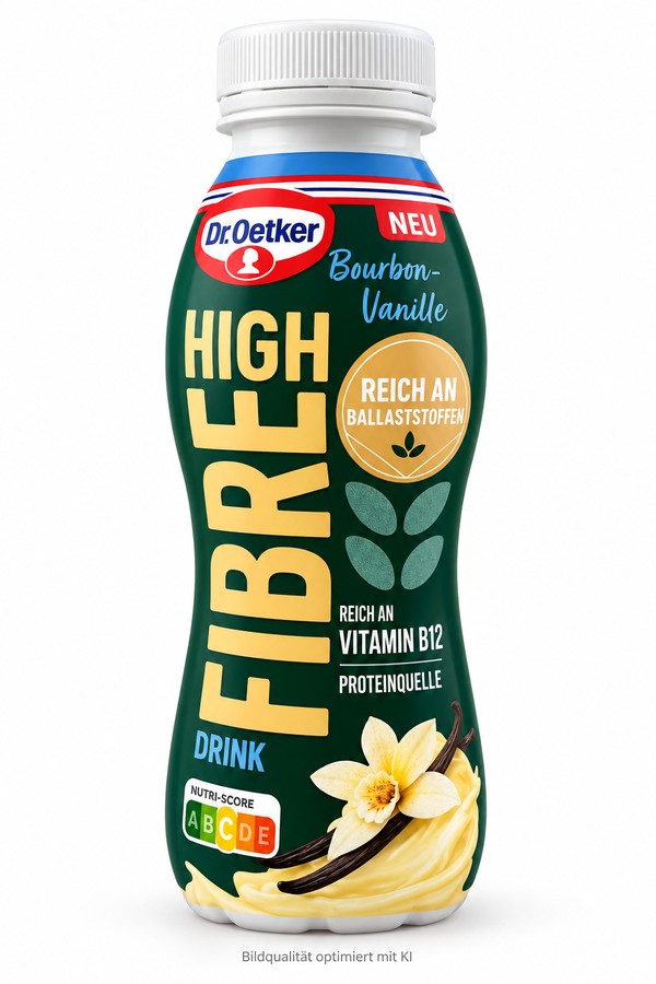 Dr. Oetker High Fibre Drink Bourbon Vanille 330ml